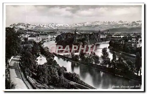 Cartes postales Zurich Limmat und sihl