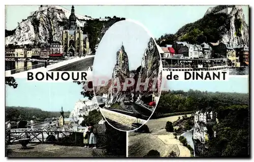 Moderne Karte Bonjour De Dinant