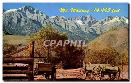 Cartes postales moderne Mt Whitney In Southern California is the highest peak in the United States and is within