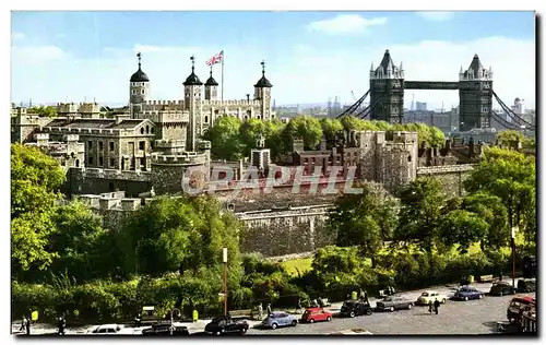 Cartes postales moderne The Tower of London and Tower Bridge