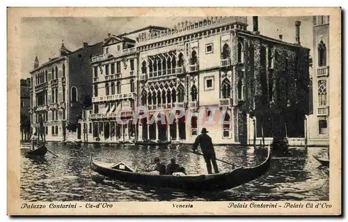 Cartes postales Palazzo Contarini Venezia Palais Contrini Palais ca d&#39Oro