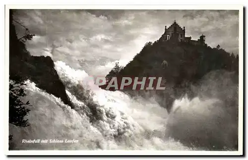 Cartes postales Rheinfall Mit Schloss Laufen