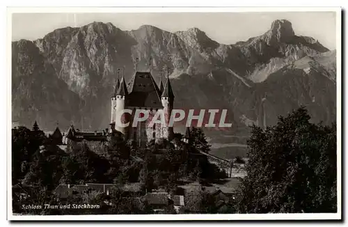 Cartes postales Schloss Thun Und Stockhorn