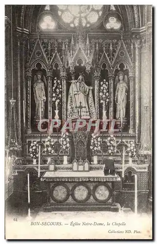 Cartes postales Bon Secours Eglise Notre Dame La Chapelle