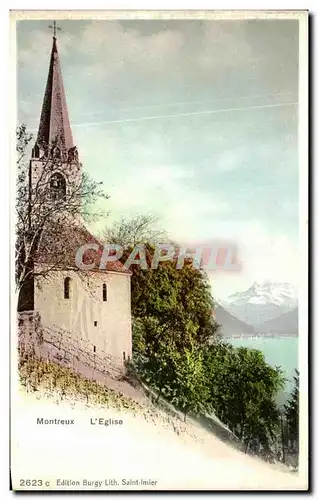 Cartes postales Montreux L&#39Eglise