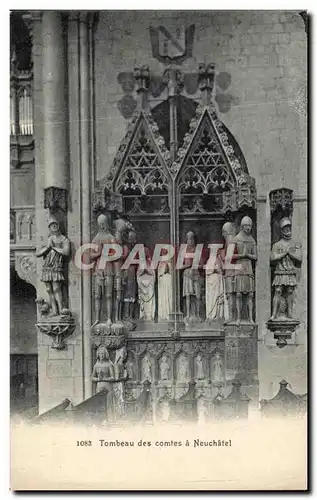 Cartes postales Tombeau des Comtes a Neuchatel