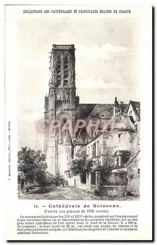 Cartes postales Cathedrale de Soissons