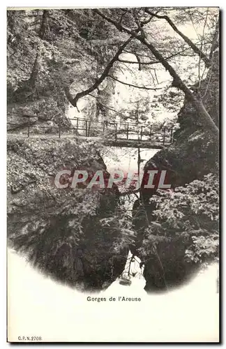 Ansichtskarte AK Gorges de l&#39Areuse