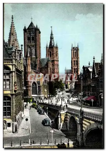 Cartes postales Gent Eglise Saint Nicolas