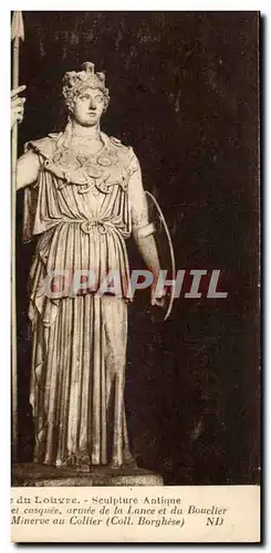 Cartes postales Louvre Sculpture Antique Minerve