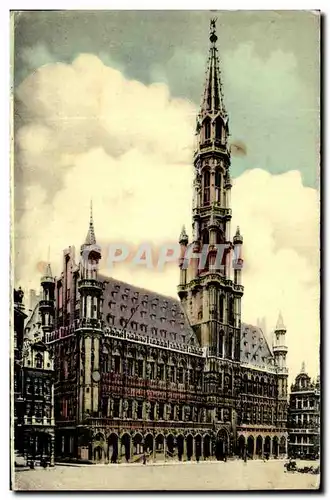 Cartes postales Bruxelles Hotel de Ville Style gothique
