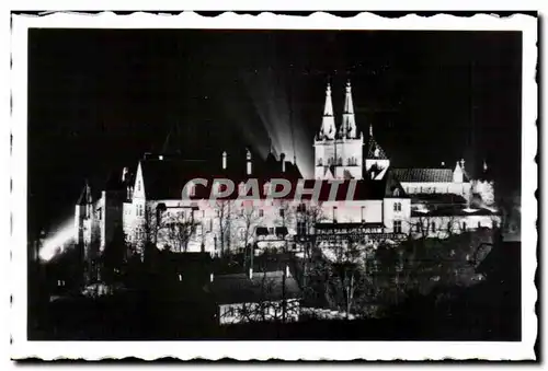 Cartes postales moderne Neuchatel Chateau et Collegiale Illuminee