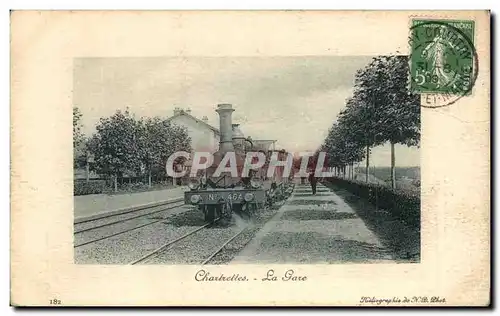 Cartes postales Chartrettes La Gare Train