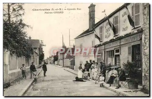 Cartes postales Chartrettes Grande Rue Maison Girard