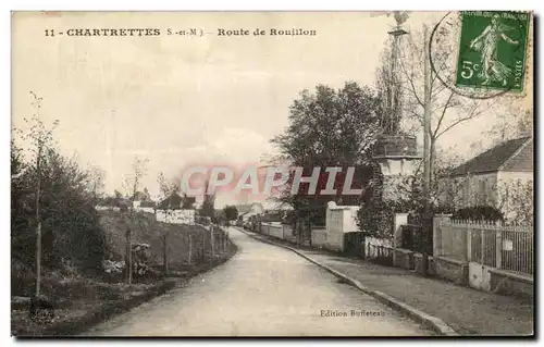 Cartes postales Chartrettes Route de Rouillon