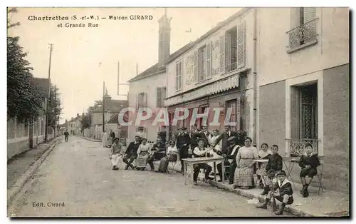 Cartes postales Chartrettes Maison Girard et Grande Rue
