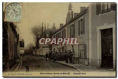 Cartes postales Chartrettes Grande Rue