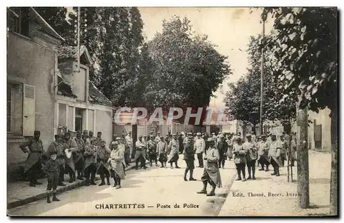 Cartes postales Chartrettes Poste de Police