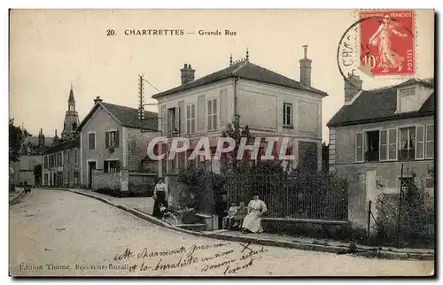 Cartes postales Chartrettes Grande Rue