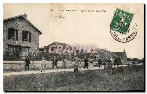 Cartes postales Chartrettes Quartier des petits Vau Nasse de peche Maison Chavanne Restaurant de peche