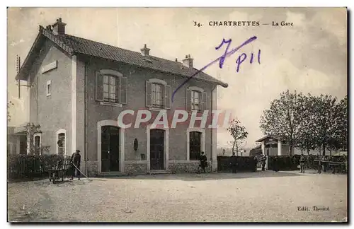 Cartes postales Chartrettes La Gare