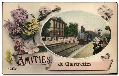 Ansichtskarte AK Amities de Chartrettes Train