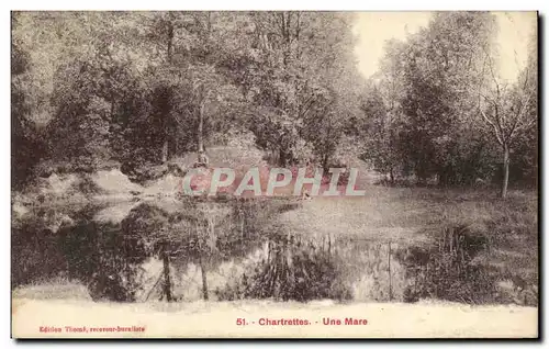 Cartes postales Chartrettes Une Mare