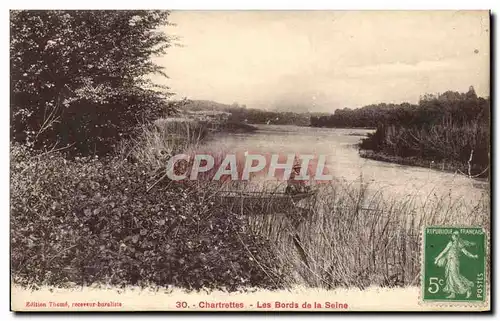 Ansichtskarte AK Chartrettes Les Bords de la Seine