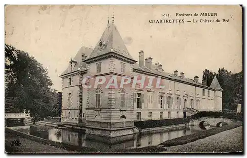 Cartes postales Chartrettes Le Chateau Du Pre