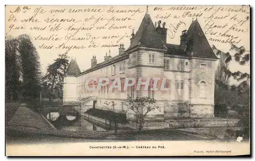 Cartes postales Chartrettes Chateau Du Pre