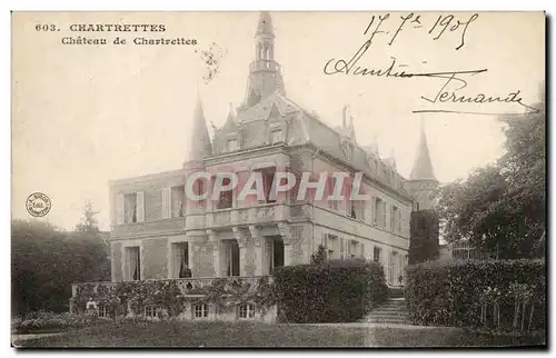 Ansichtskarte AK Chartrettes Chateau De Chartrettes