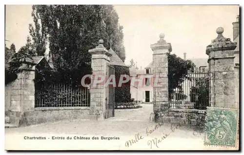 Cartes postales Chartrettes Entree Du Chateau Des Bergeries