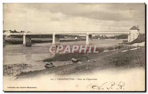 Ansichtskarte AK Chartrettes Pont De Chartrettes