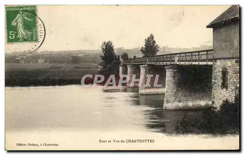 Ansichtskarte AK Pont Et Vue De Chartrettes