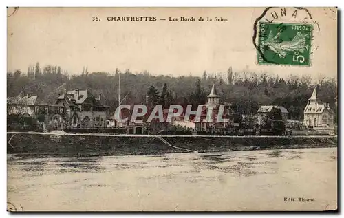 Cartes postales Chartrettes Les Bords De La Seine