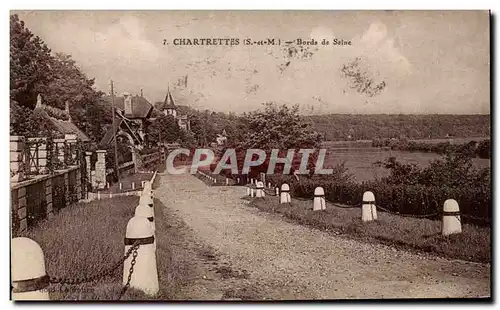 Cartes postales Chartrettes Bords De Seine