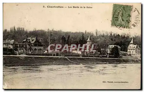 Ansichtskarte AK Chartrettes Les Bords De La Seine