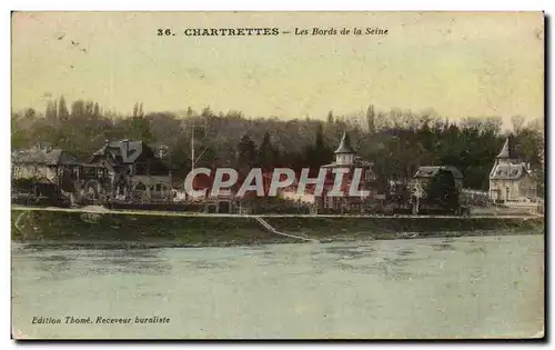 Cartes postales Chartrettes Les Bords de la Seine