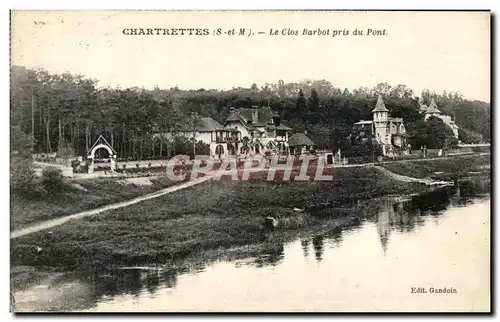 Cartes postales Chartrettes Le Ctos Barbot pris du Pont