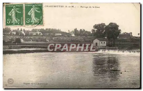 Cartes postales Chartrettes Barrage de la Cave