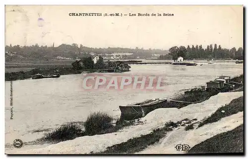 Cartes postales Chartrettes Les Bords de la Seine