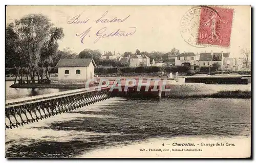 Cartes postales Chartrettes Barrage de la Cave