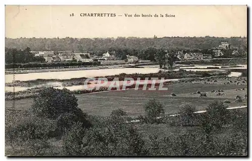 Cartes postales Chartrettes Les bords de Seine