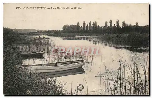 Ansichtskarte AK Chartrettes Les Bords de la Seine