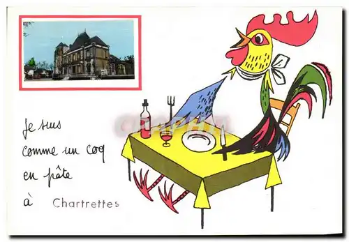 Cartes postales moderne Chartrettes Coq