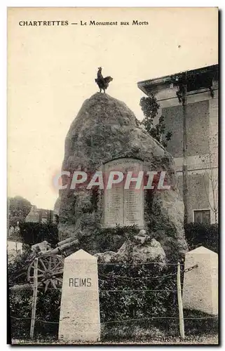 Ansichtskarte AK Chartrettes Le Monument aux Morts Militaria