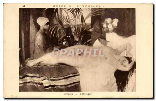 Cartes postales Musee Du Luxembourg Ottmann Odalisque