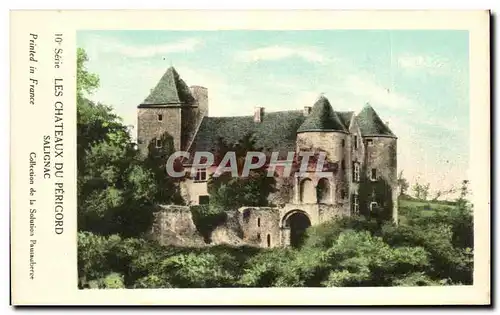 Ansichtskarte AK Les Chateaux Du Perigord Salignac