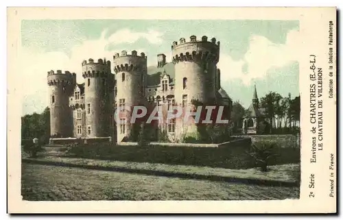 Ansichtskarte AK Environs De Chartres le Chateau de Villebon