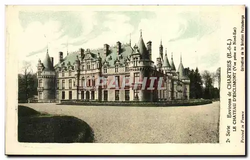 Ansichtskarte AK Environs De Chartres le Chateau D&#39Esclimont